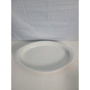 CorningWare French White Stoneware 42oz Oval Cassarole Dish
